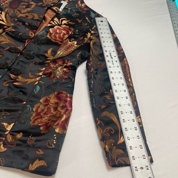 Soft Surroundings Moon Dynasty Woven Jacquard Jacket Size XS - Picture 4 of 9